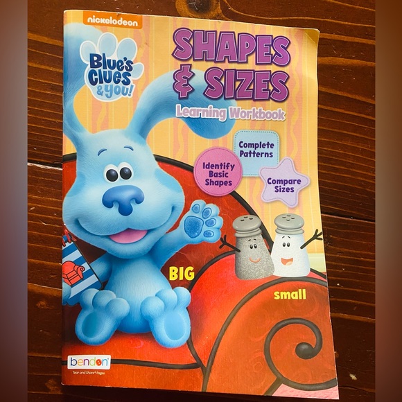 Blues Clues Other - Blues Clues Shapes and Sizes Learning Workbook